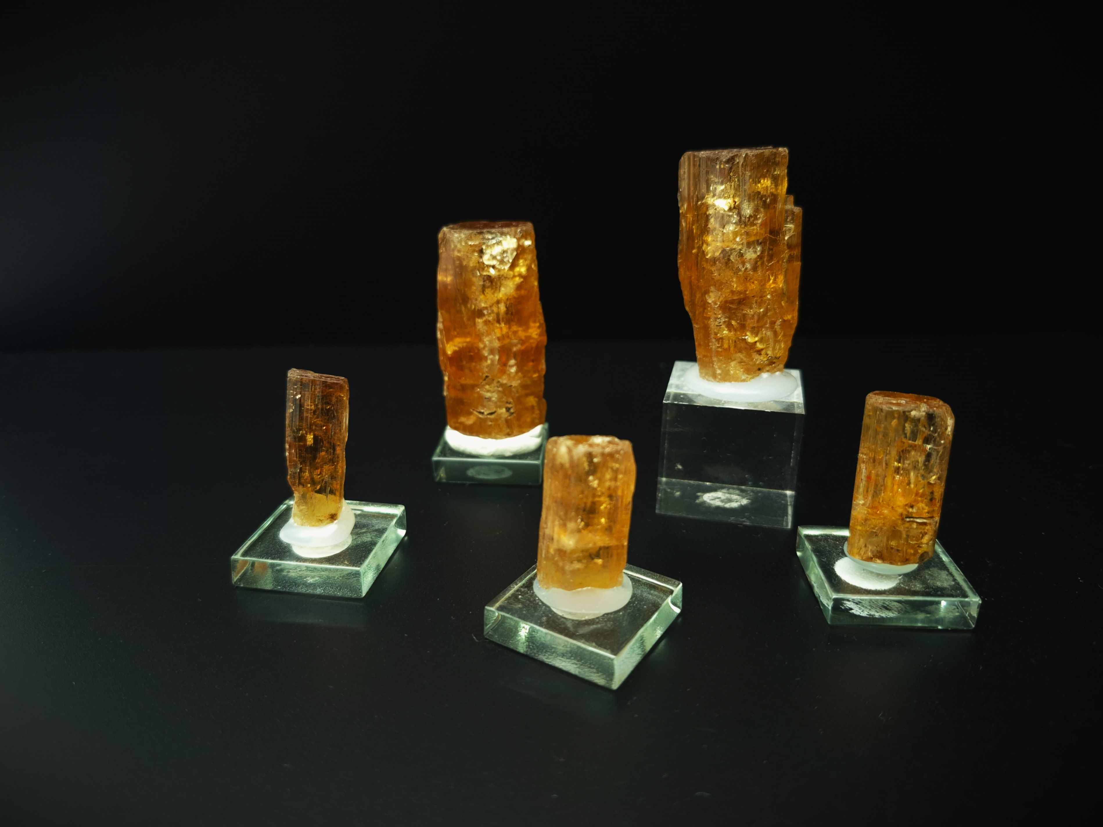 Imperial Topaz crystals — Ouro Preto, Brazil
